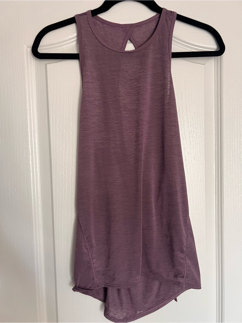 Lilac Sweat Wicking High Neck Tank